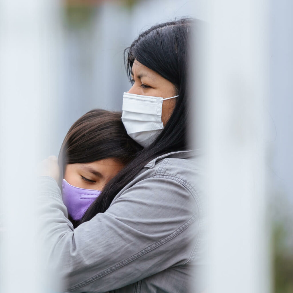 representative image of Celia with an aftercare worker