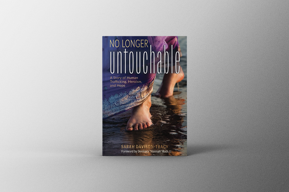 Mockup of the book, "No Longer Untouchable: A Story of Human Trafficking, Heroism, and Hope."