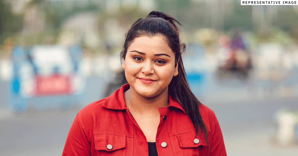 young Indian woman smiling