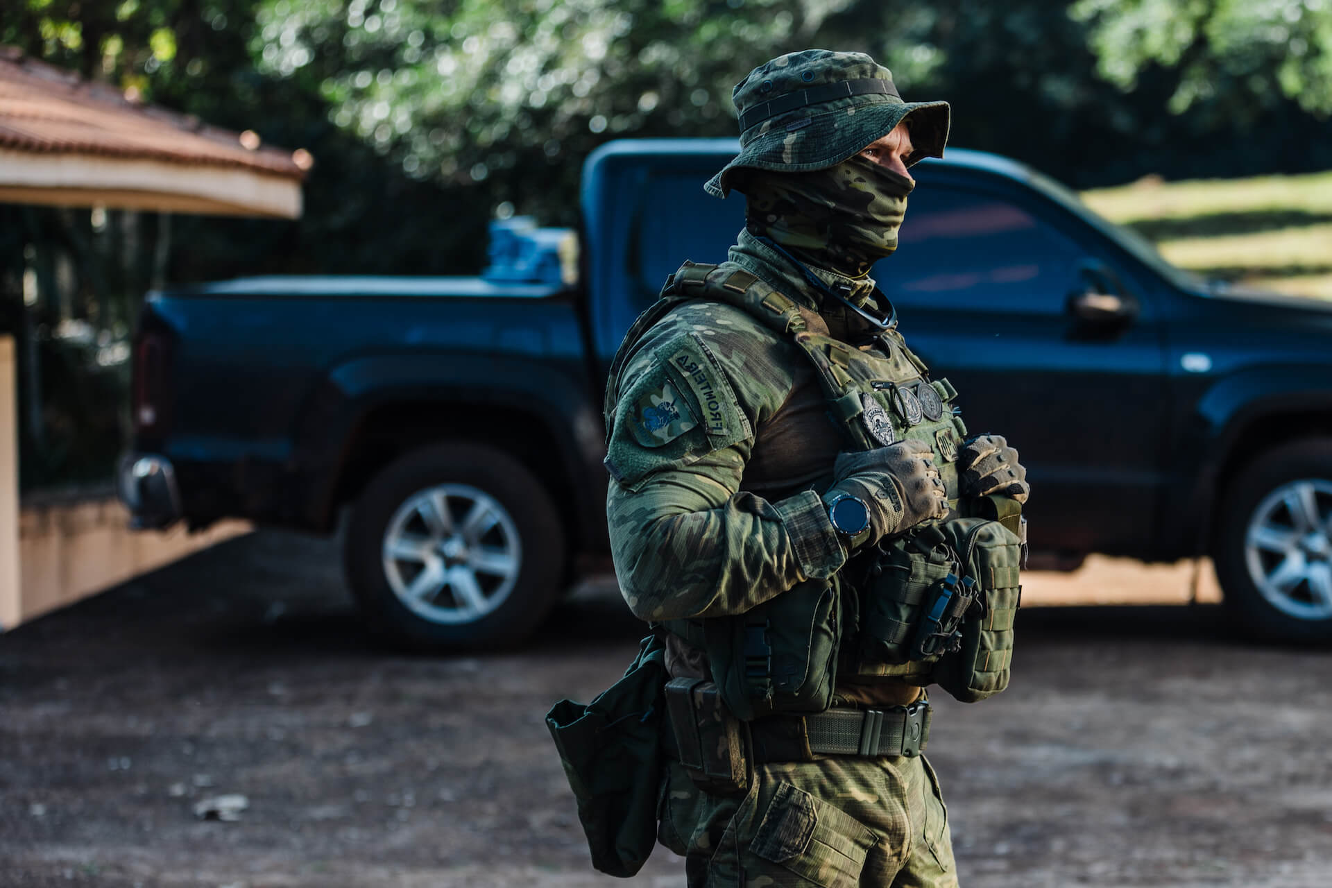 A law enforcement officer at BPFRON, a partner in Brazil