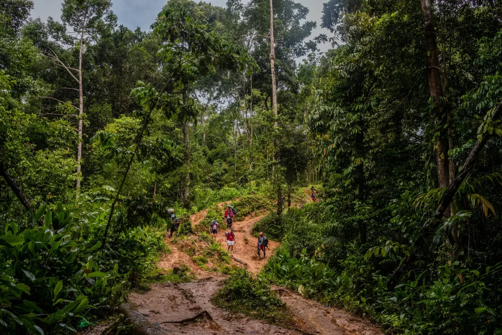 Migrants in the Darien Gap
