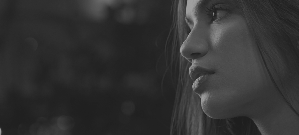 Profile of young woman from Venezuela