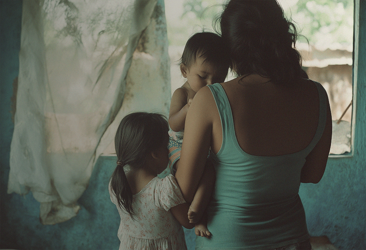A woman and her two young children freed from an exhausting cycle of ...