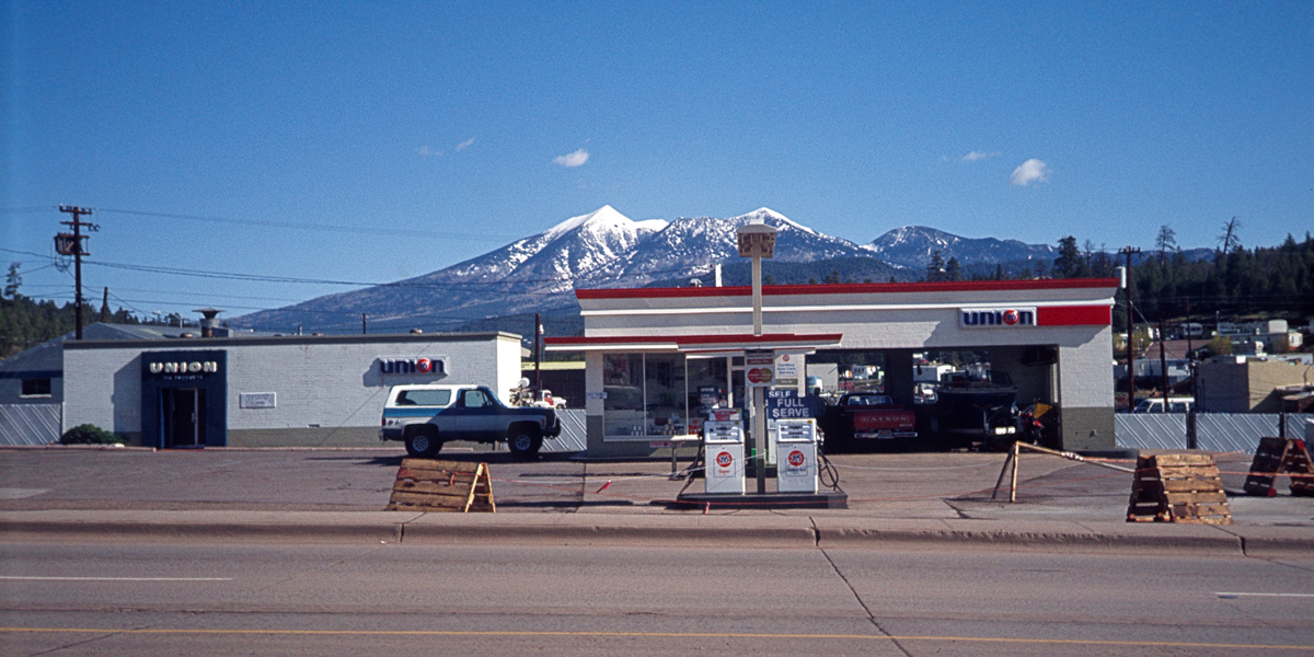 Colorado gas station in the 80s