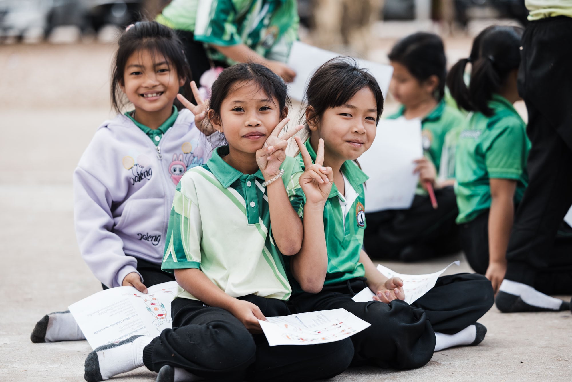 Children taking part in Equip and Empower in Thailand